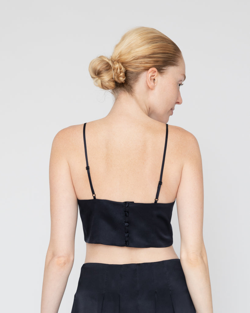 The Anic Bustier in Midnight Blue - INGA-LENA