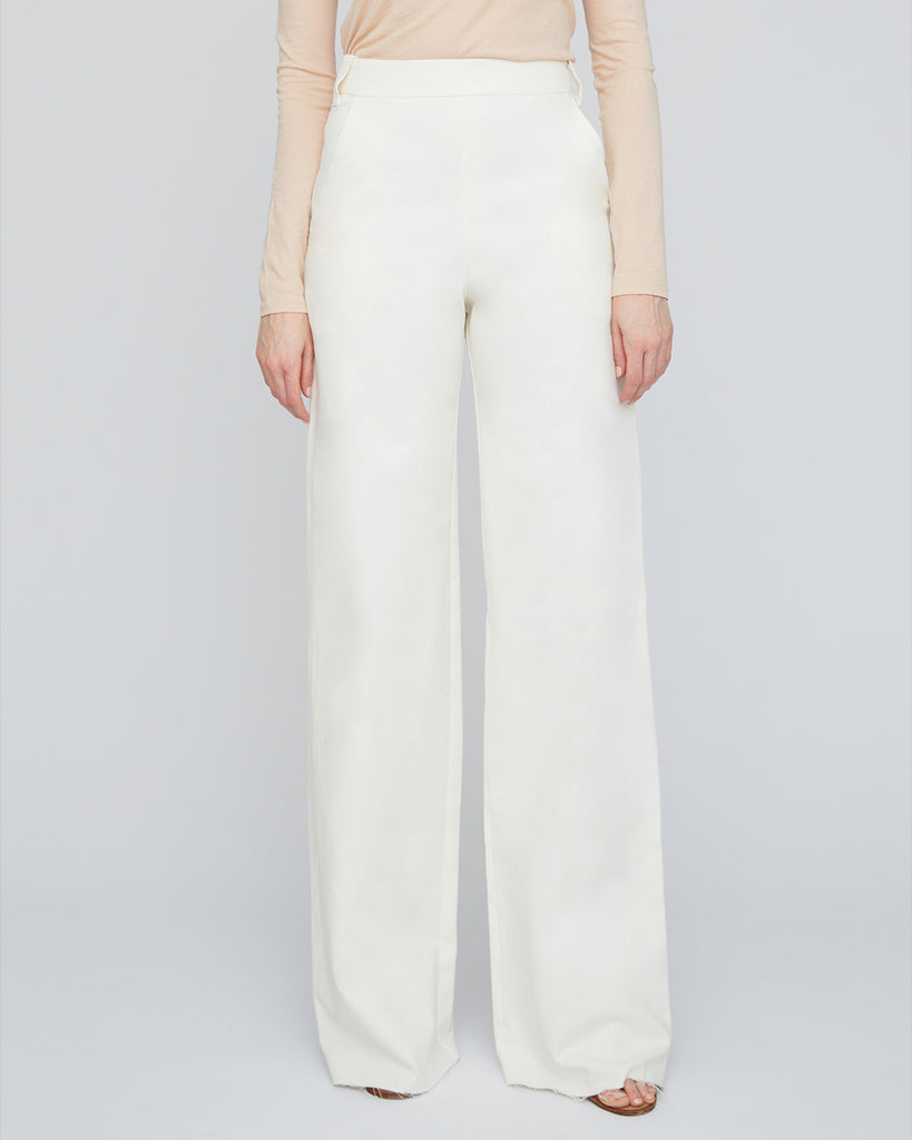 The Hampus Pant in Ivory - INGA-LENA