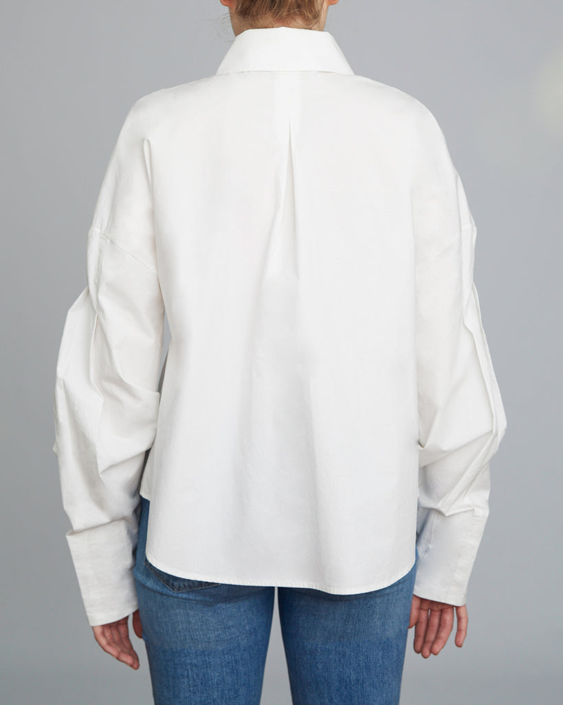 The Kala Blouse in White - INGA-LENA