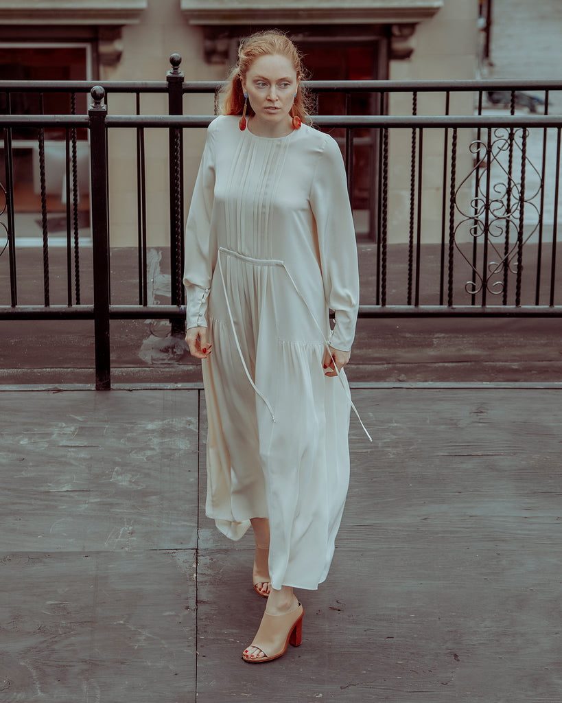 The Lola Dress in Blush - INGA-LENA