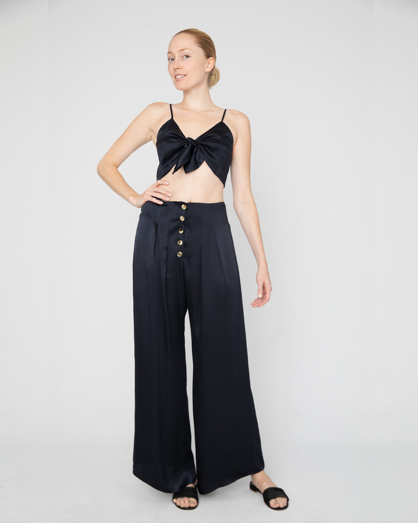 The Anic Bustier in Midnight Blue - INGA-LENA