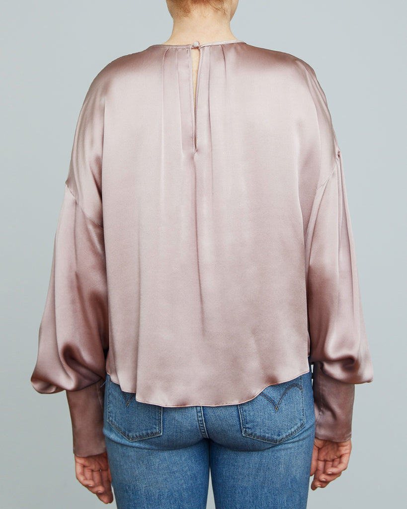 The Ylva Blouse in Dusty Rose - INGA-LENA