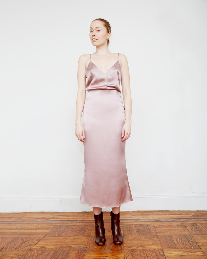 The Enok Skirt in Misty Rose - INGA-LENA