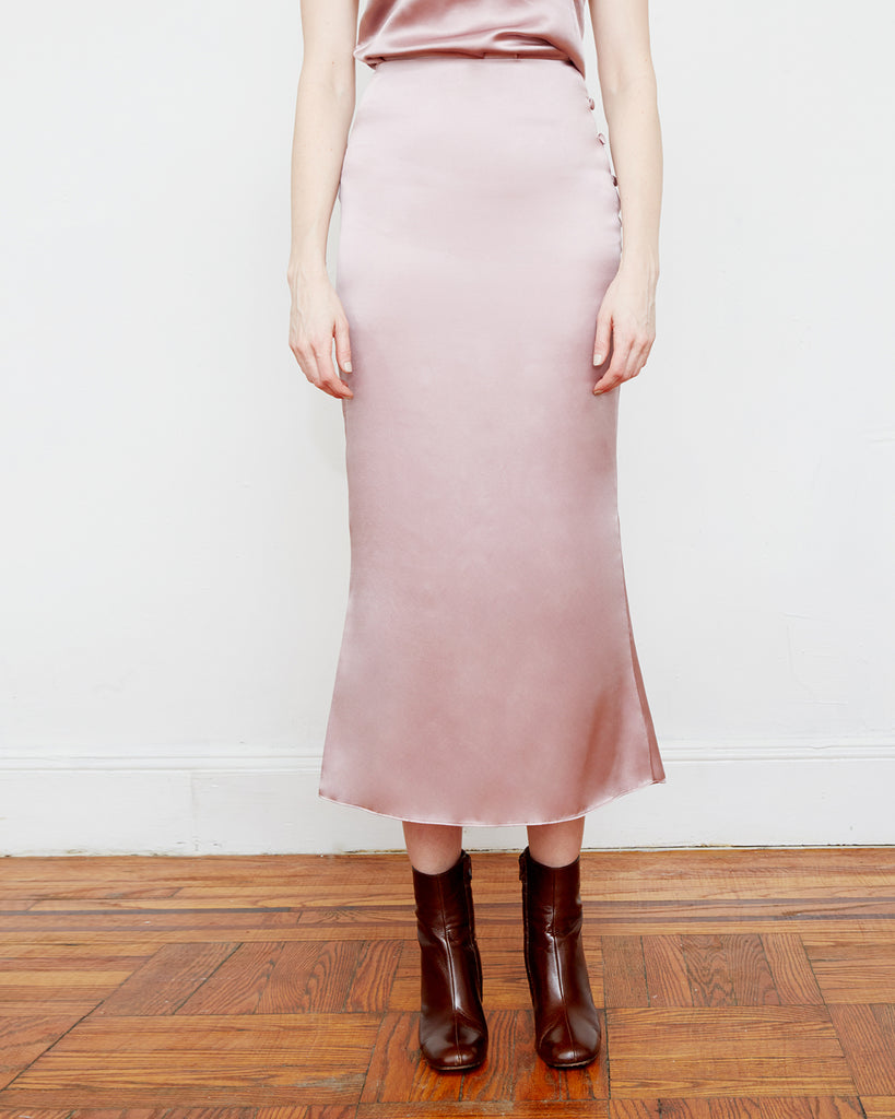 The Enok Skirt in Misty Rose - INGA-LENA