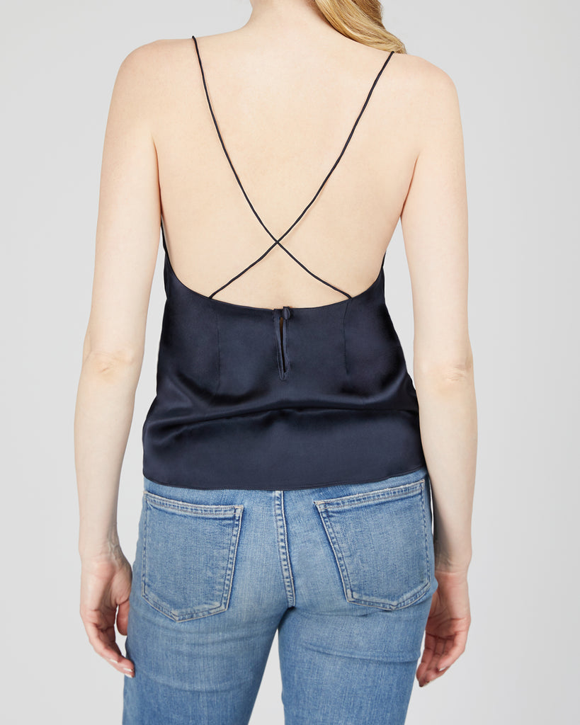 The Fjord Camisole in Midnight Blue - INGA-LENA