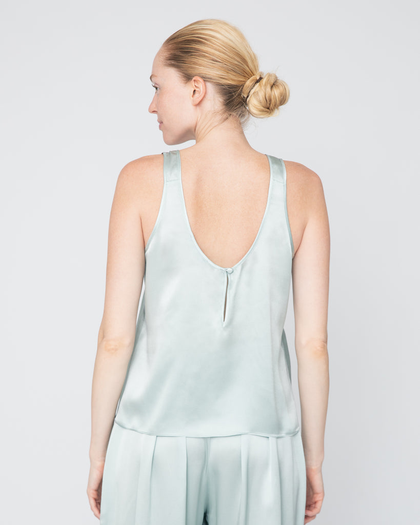 The Talia Tank in Teal Blue - INGA-LENA