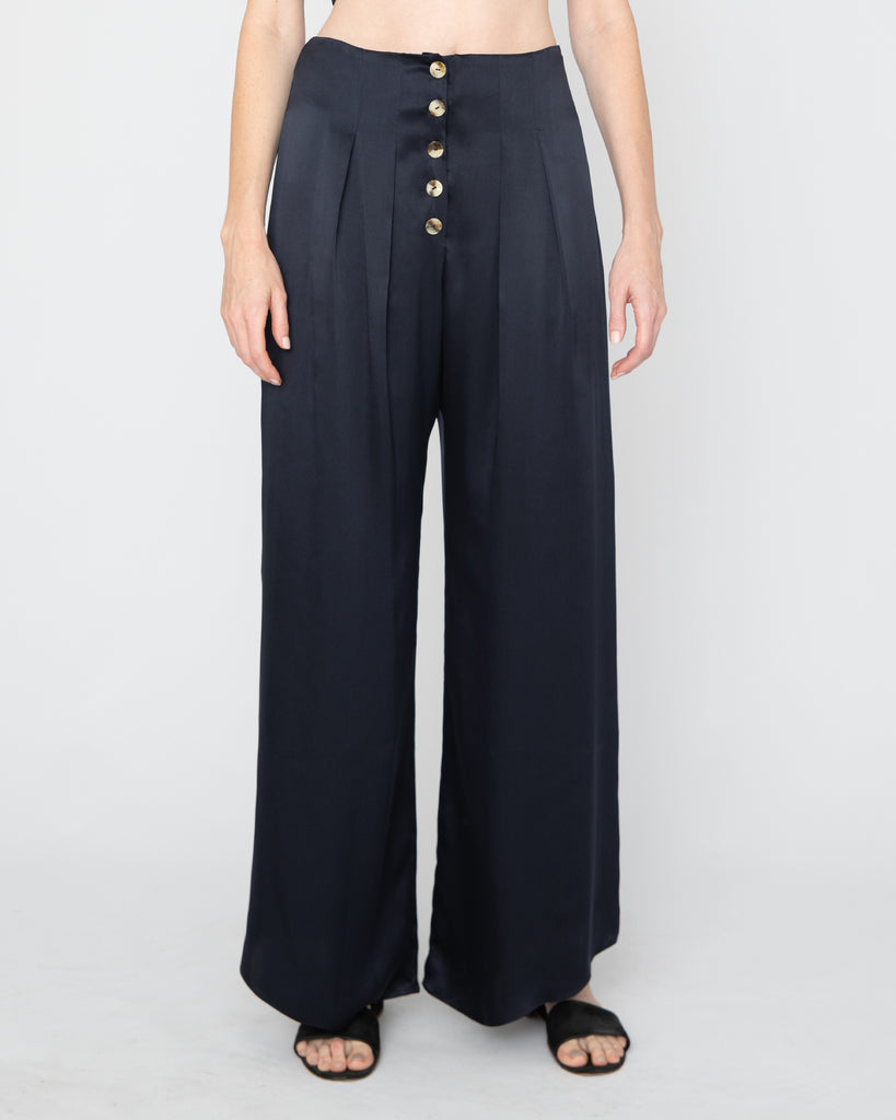 The Veiga Pant in Midnight Blue - INGA-LENA
