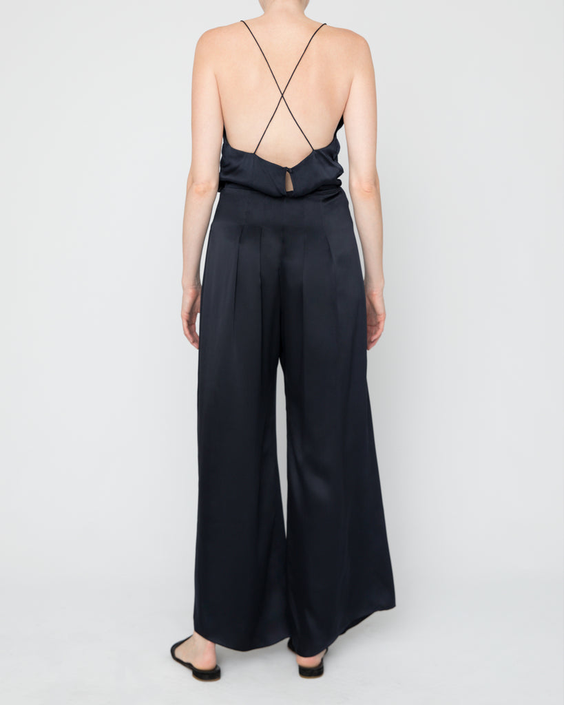 The Veiga Pant in Midnight Blue - INGA-LENA